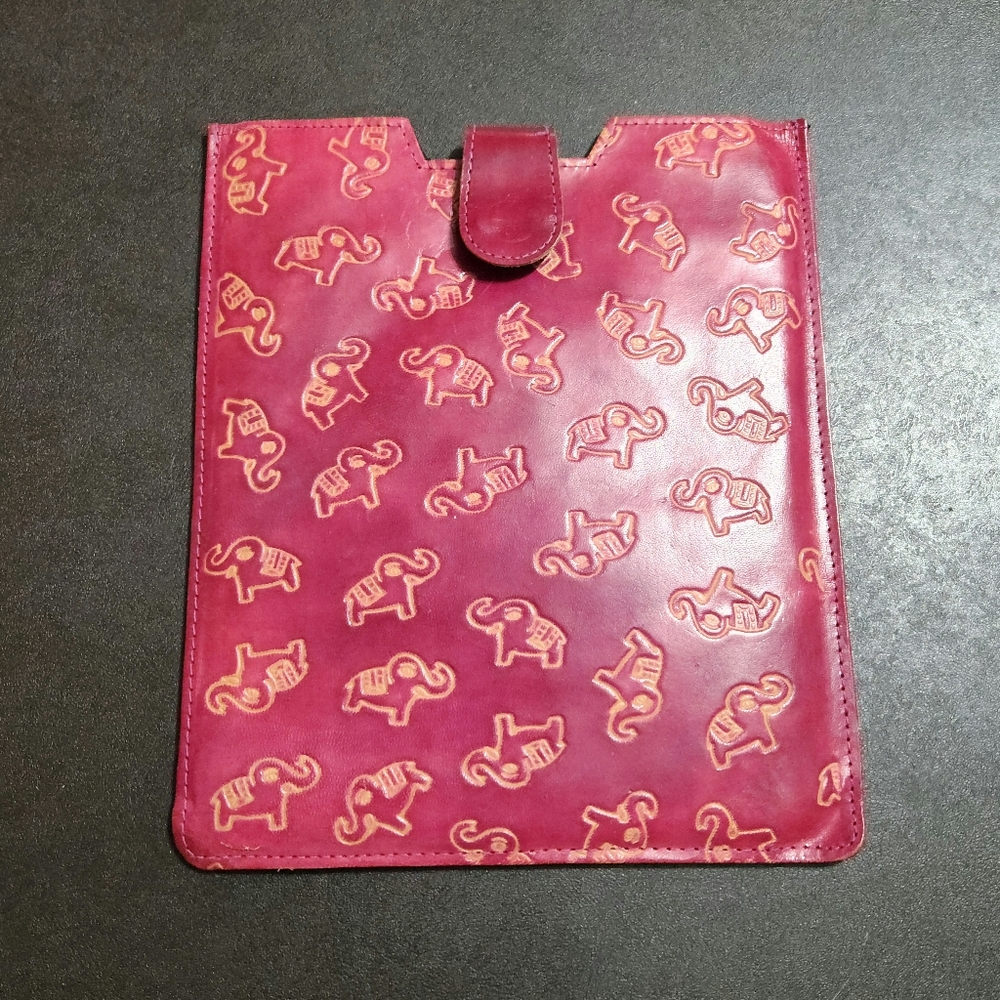 Elephant print tablet case